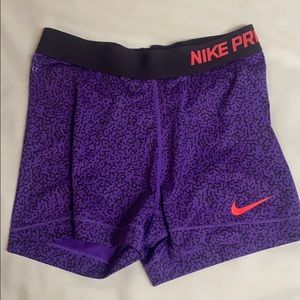 Nike pro spandex shorts